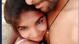 Desi cute lover romance outdoor