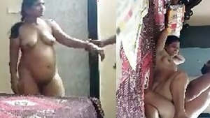 Indian mature couple fucking at home video