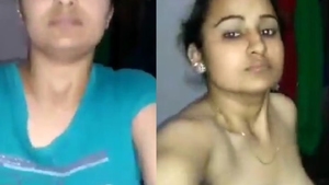Bhabi takes a bath in the bathroom