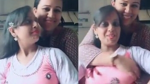TikTok star's lesbian fun with another girl