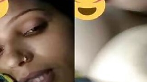 Married Desi mom with pierced nostril is going to show her body to fans
