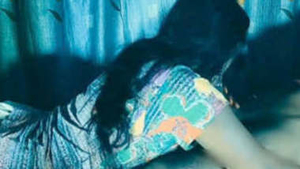 Desi wife gives a blowjob and gets fucked in steamy video clips