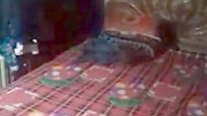 Desi aunty fucking her pussy with devar