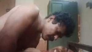 Sexy mallu tenant refusing landlord to cum