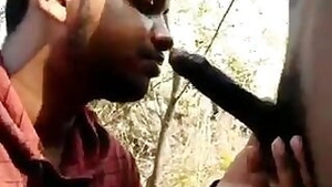 Slave gay blowjob of a slutty young XXX desi boy