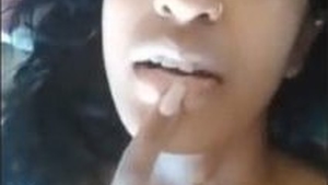 Indian teen flaunts her breasts and intimate area