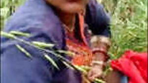 Village girl in jungle clips