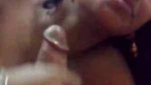 Punjabi Randi playing around with customer dick