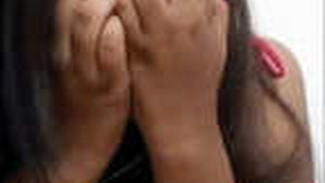 Indian woman performs on video chat