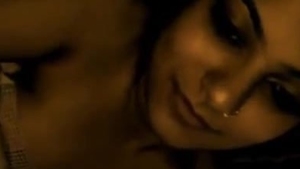 Cute wife indulges in sensual pleasure with her lover