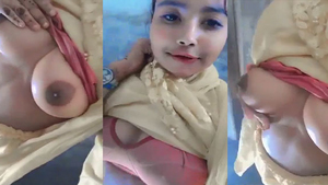Dehati, a virgin, flaunts her ample bosom in a steamy video