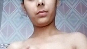 Desi lady showing off her tight asshole and pussy