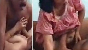Big boobs Indian babe fucked by mature uncle