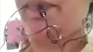 Aunty flaunts her assets on video chat