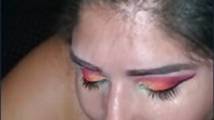 Beautiful bhbai sucking cock