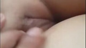 Desi little girl in car with her lover