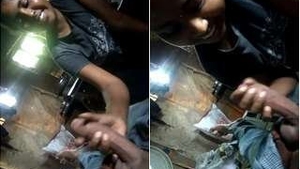 Desi girl from Tamil village enjoys giving oral pleasure