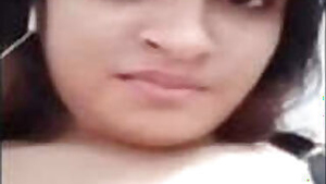 Sexy Desi Girl Showing Milky Boob and Pussy