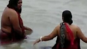 Bathing in River nice chick porn HQ