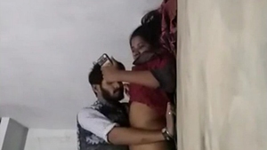 Aunty enjoys rough sex with young Tamil man