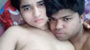 Rustic European girl gets fucked by her Indian lover