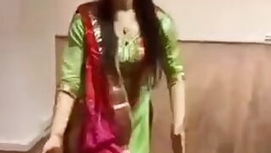Clothed hot dance by beautiful pretty on hindi...