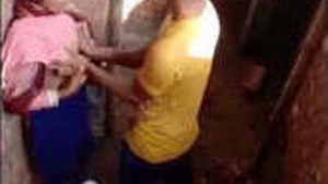 Indian girl gives secret blowjob and boob sucking to lover