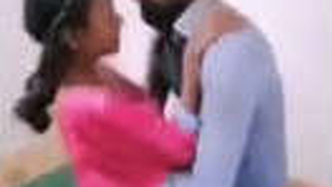 Indian Tamil couple enjoys standing sex