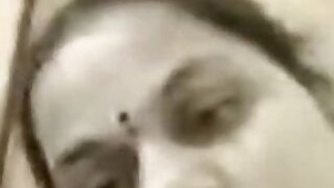 Wife reveals her immense XXX breasts posing for Desi webcam show