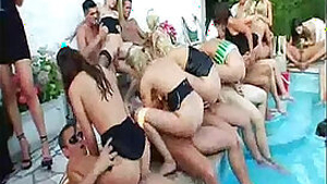Pool super orgy