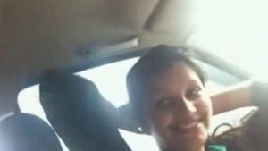 Desi secretary gets intimate with her boss in his car