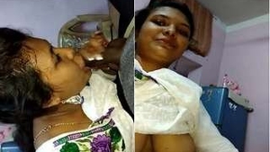 Desi hottie gives amazing blowjobs