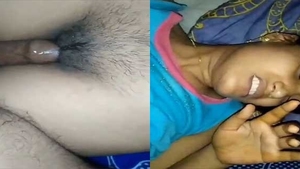 Rustic MMS video of young couple engaging in pussy-fucking