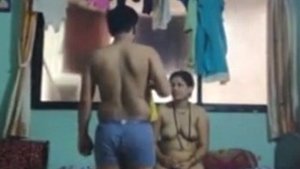 Naughty maid and homeowner indulge in steamy hookup