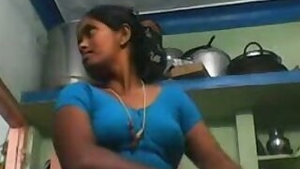 Indian aunty boobs to son