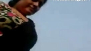 Desi Aunty BelowJob Fuck session With Boy On Terrace
