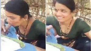 Telugu bhabhi gives a sensual blowjob in this video