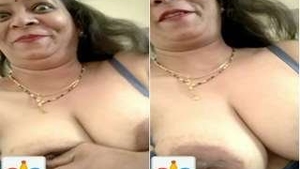 Horny Desi bhabi flaunts her breasts in a steamy video