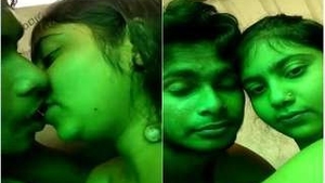 Desi couple's passionate kissing in exclusive video