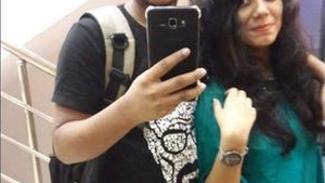 Sultry teen Indian couple indulges in naughty acts