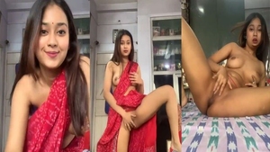 Watch a super girl perform a striptease in this online video
