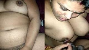 Horny couple from Telugu and Desi background engage in passionate sex
