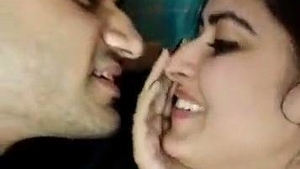 Sensual Indian couple in a romantic video