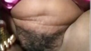 Horny Bhabi masturbation tape With Muli