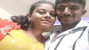 Indian newly married couple engages in sexual activity