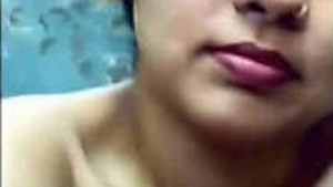 College girl Manjula records professor's intimate touch on her naked pussy