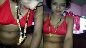 Excited wife takes charge and rides her husband's cock