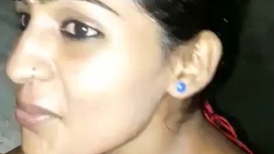 Beautiful bhabhi gives a blowjob to her lover in a secret affair