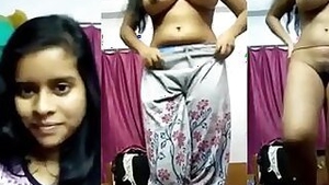 Exclusive Indian Cute Girl Showing her Big Boobs and Pussy to lover