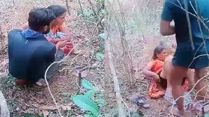 Desi bhabhi's outdoor sex with a young man